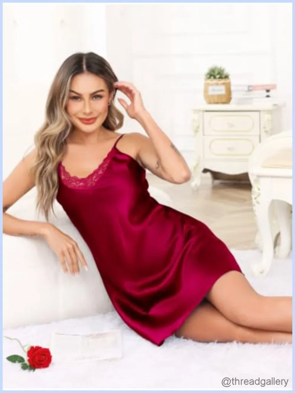 N/A silky satin